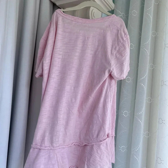 Light pink wilt ruffle tee - Picture 2 of 4